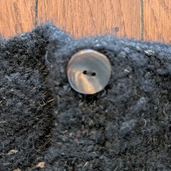 Polo Ralph Lauren Vintage Wool Linen Silk Fair Isle Elbow Patch Sweater - Size L - Picture 3 of 6